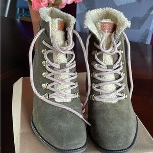 Women's Dr.Scholl’s Olive Suede Boots